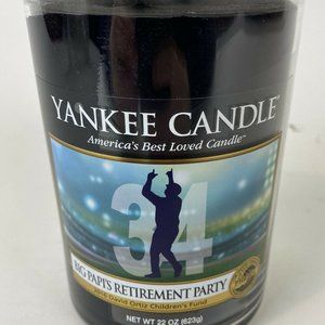 Yankee Candle Big Papi’s Retirement David Ortiz Boston Red Sox Collectible